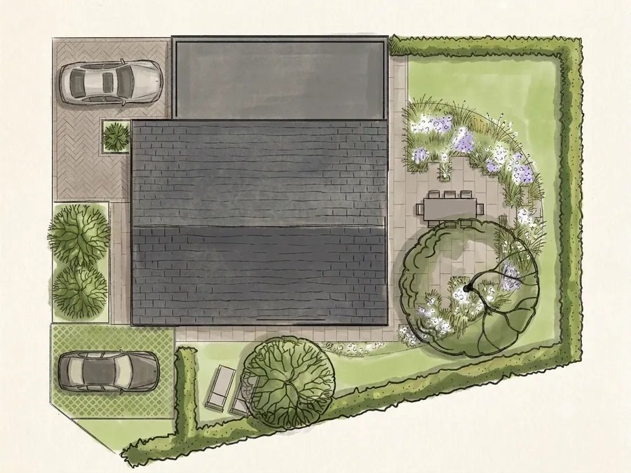 Kleiner Garten – Gartenplanung Referenz