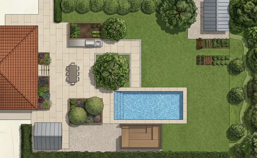 Pool Garten – Detailansicht 2